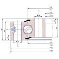 Torriani Non-Gear Four Point Contact Ball Swing Bearing SD. 955.25.00. B